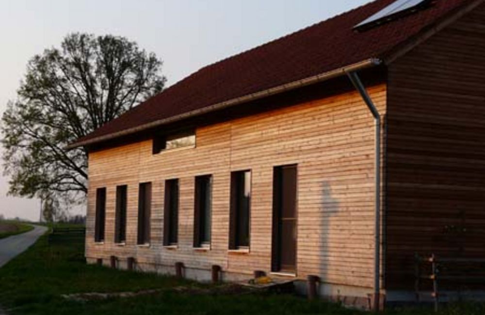 Passivhaus in Holzständerbauweise